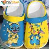 Disney Stich And Pikachu Pokemon Crocband 3D Crocs