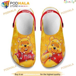 Disney Winnie Pooh Bear Crocband 3D Crocs