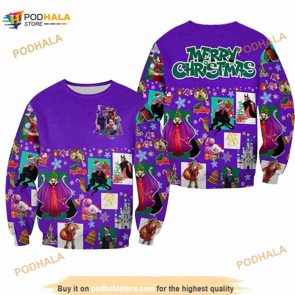 Disney Witches And Evil Characters Disney Sweater