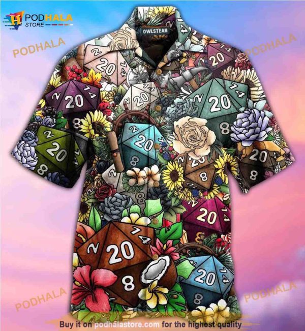Dnd Funny Hawaiian Shirt For Women Men