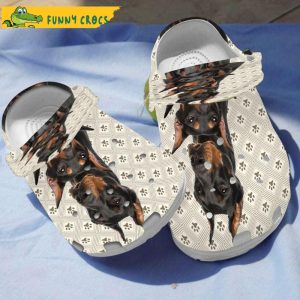 Doberman Dogs Face Crocband 3D Crocs