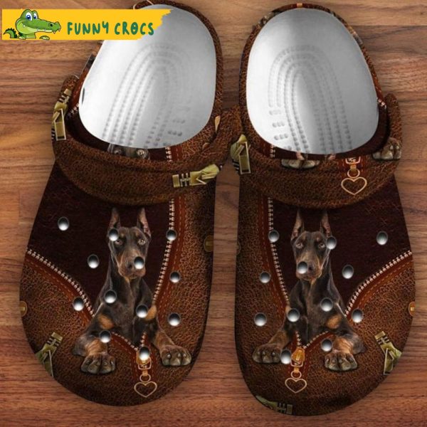 Doberman Gifts For Lovers Dog Crocband 3D Crocs