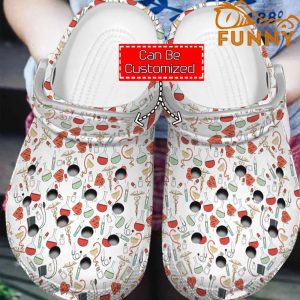 Doctor Nurse Pattern Crocband 3D Crocs Classic Clog