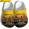 Does Not Listen Or Follow Directions Bigfoot Crocband 3D Crocs