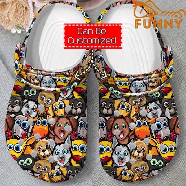 Dog Collection Pattern Crocband 3D Crocs Classic Clog