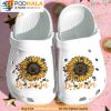 Dog Mom Sunflower Dog Lover Mothers Day 3D Crocs, Funny Crocs