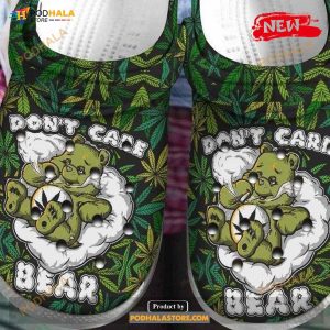 Don’t Care Bear Weed Cannabis For Man Women Crocs Clog Shoes