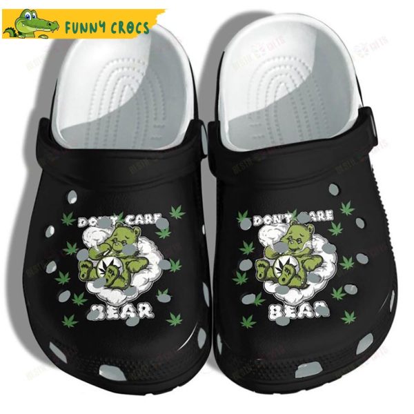 Dont Care Bear Smoke Weed Crocband 3D Crocs