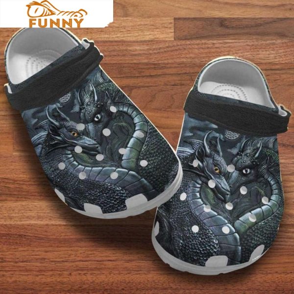 Dragon Couples Crocband 3D Crocs