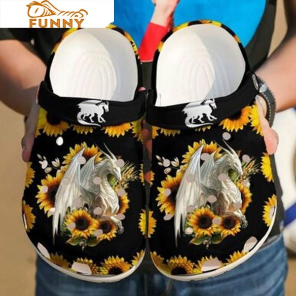 Dragon Sunflower Crocband 3D Crocs