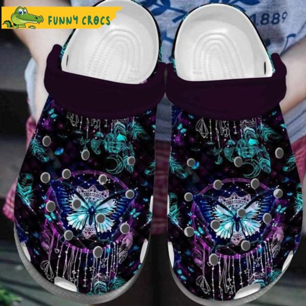 Dreamcatcher Have A Good Nights Butterfly Crocband 3D Crocs