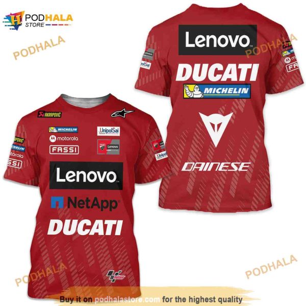 Ducati Racing Moto Gp 3D Shirt