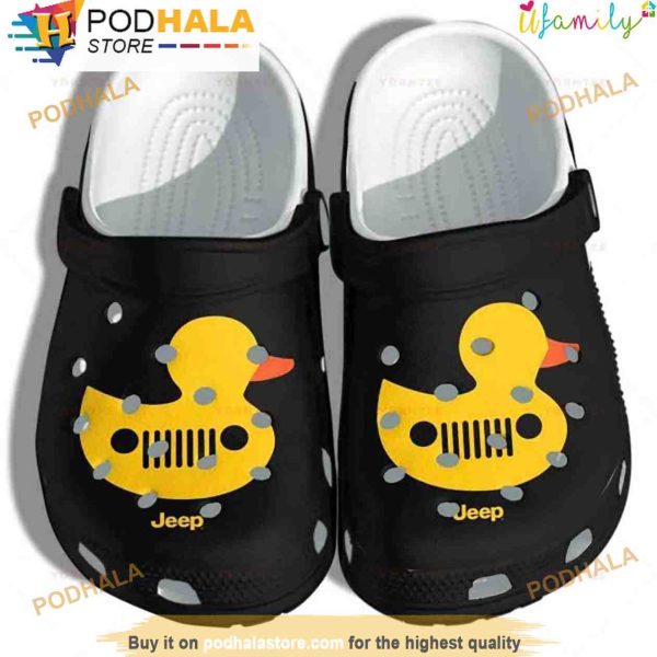 Duck Jeep 3D Crocs, Funny Crocs
