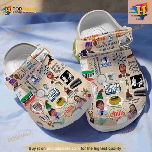 Dunder Mifflin Classic Crocs Clog Shoes