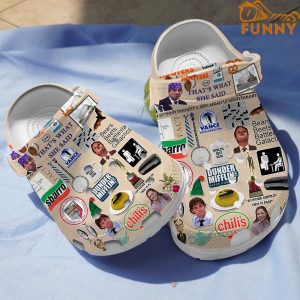 Dunder Mifflin Crocband 3D Crocs