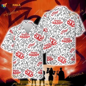 Dungeon Daddy Hawaiian Shirt, Dnd Aloha Shirt