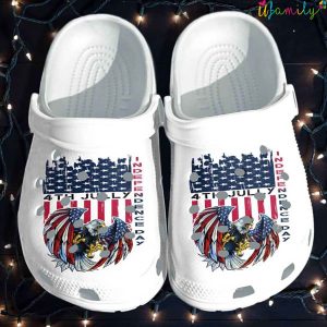 Eagle Usa 4Th July Independence Day Crocband 3D Crocs