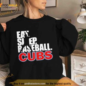 Eat Sleep Baseball Cubs 2023 Shirt 3
