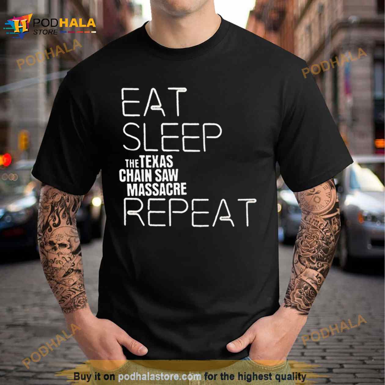 Eat Sleep The Texas Chain Saw Massacre Repeat Shirt Eat Sleep The Texas Chain Saw Massacre Repeat Shirt