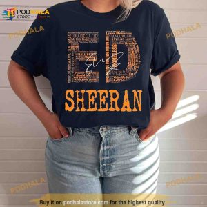 Ed Sheeran Signature Shirt Mathematics Tour Shirt Country Music Fan Gift 5