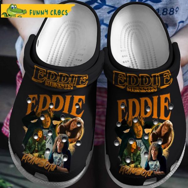 Eddie Munson Stranger Things Crocband 3D Crocs Clog Shoes