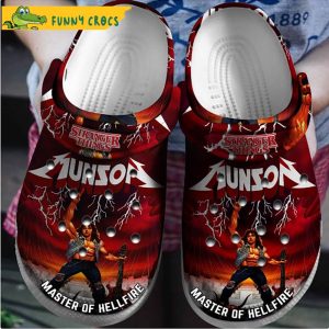 Eddie Munson The Master Of Hellfire Stranger Things Crocband 3D Crocs