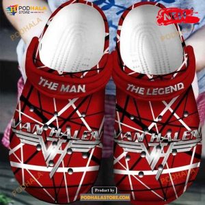 Eddie Van Halen For Man Women Crocs Crocband Clog Comfy Footwear