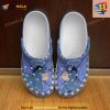 Eeyore Donkey Blue Flowers Patterns Graphic Cartoon Unisex Crocs Clog Shoes