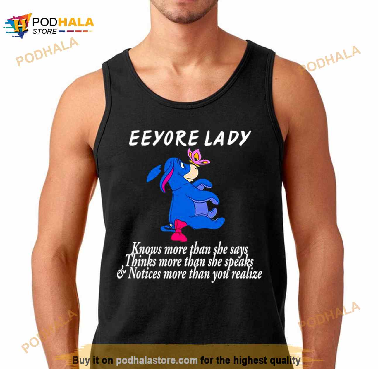 Eeyore Lady Knows More Than She Says Shirt Eeyore Lady Knows More Than She Says Shirt
