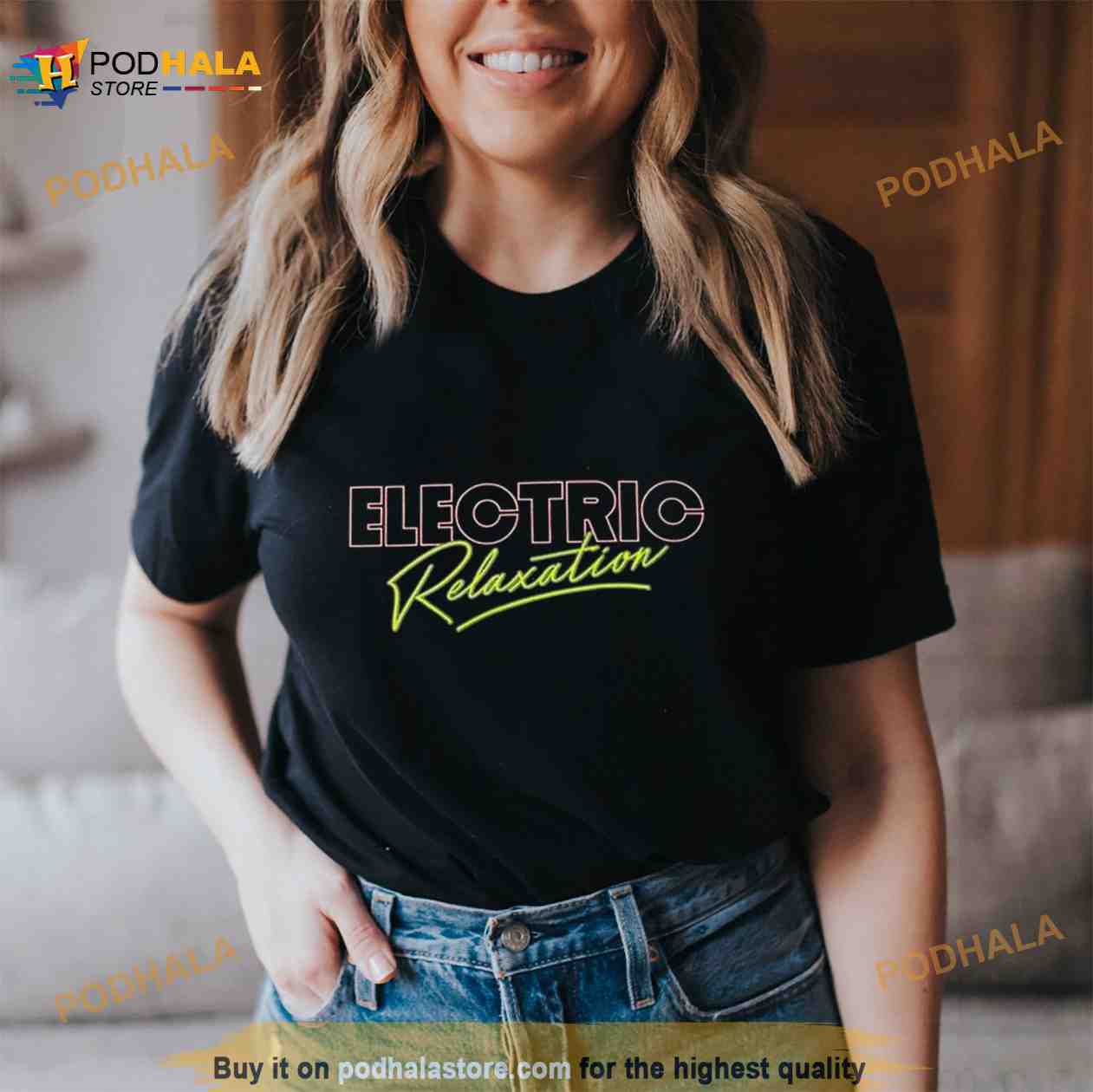 Electric Relaxation T Shirt Electric Relaxation T Shirt