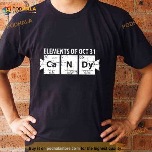 Elements Of 31 October Periodic Table Halloween Shirt 3