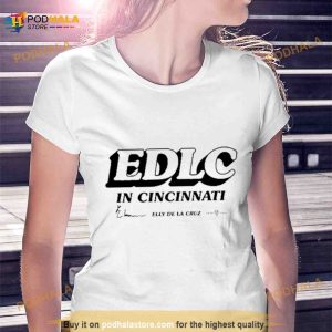 Elly De La Cruz Edlc In Cincinnati Reds Shirt 3