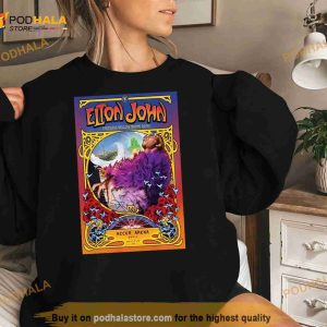 Elton John Farewell Tour Tshirt, Yellow Brick Road - High-Quality