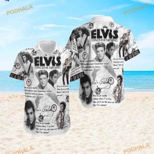 Elvis Presley Aloha Hawaiian Shirt, Elvis Hawaiian Shirt, Aloha Summer Shirt