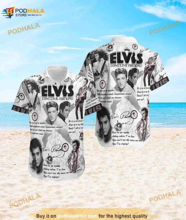 Elvis Presley Aloha Hawaiian Shirt, Elvis Hawaiian Shirt, Aloha Summer Shirt