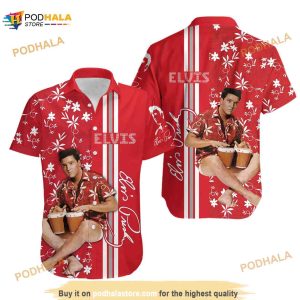 Elvis Presley Hawaiian Shirt, Music Hawaiian Shirt, Vacation Hawaiian Shirt