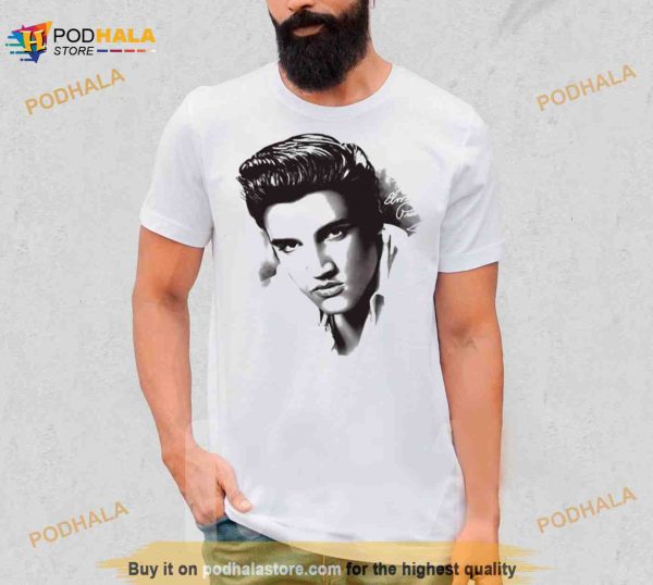 Elvis Presley King Of Rock And Roll Music The Stare T Shirt