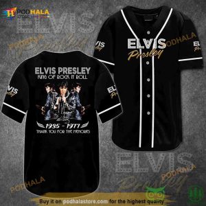 Elvis Presley Tcb Symbols Dark Gray 3D Baseball Jersey Shirt - Bring Your  Ideas, Thoughts And Imaginations Into Reality Today