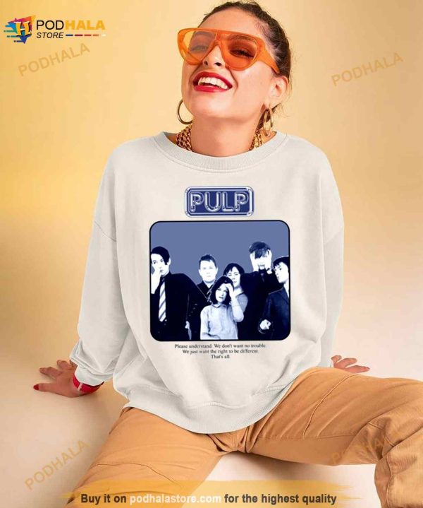 English Rock Band Pulp Shirt