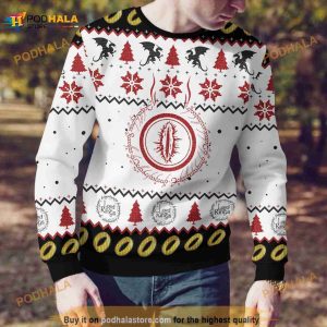 Eye Of Sauron Knitted 3D Ugly Sweater