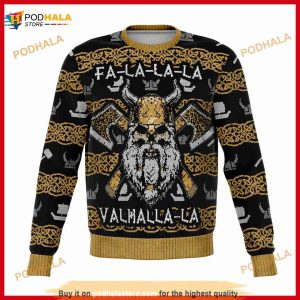 Fa-la-la-la Valhalla Viking 3D Sweater