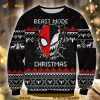 Face Spider-man And Venom Santa Hat Christmas 3D Sweater