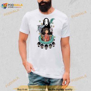 Faceless Spirited Away Anime Studio Ghibli Shirt 2