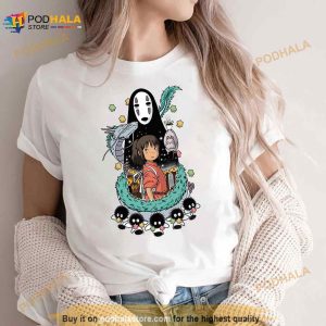 Faceless Spirited Away Anime Studio Ghibli Shirt 3