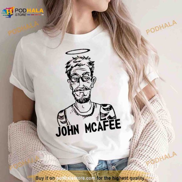 Fanart Rest In Peace John Mcafee Shirt