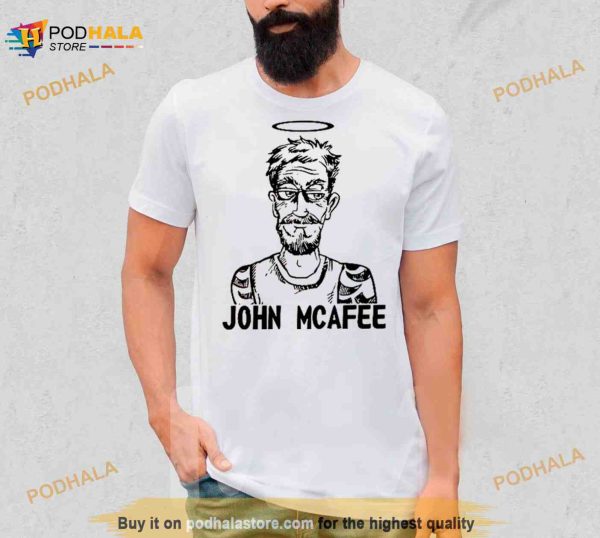Fanart Rest In Peace John Mcafee Shirt