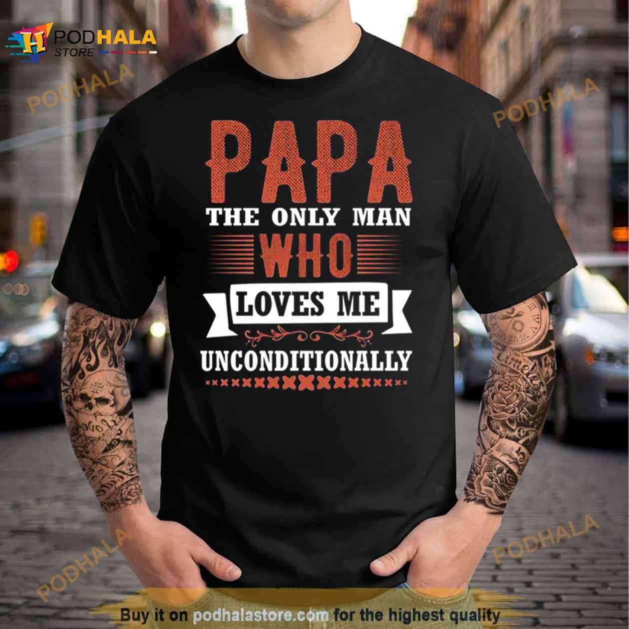 Father`s Day Papa Loves Me Shirt Father`s Day Papa Loves Me Shirt
