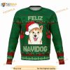 Feliz Navidog Shibu Unu Unisex Ugly Christmas Sweater