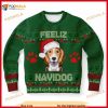 Feliz Navidog Ugly Sweater, Beagle Lover Gift
