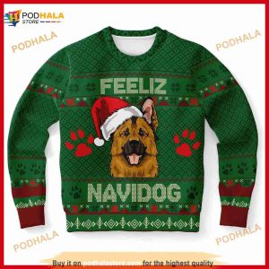 Feliz Navidog Ugly Sweater, Ugly Christmas Sweater